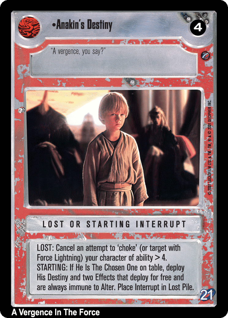 •Anakin's Destiny