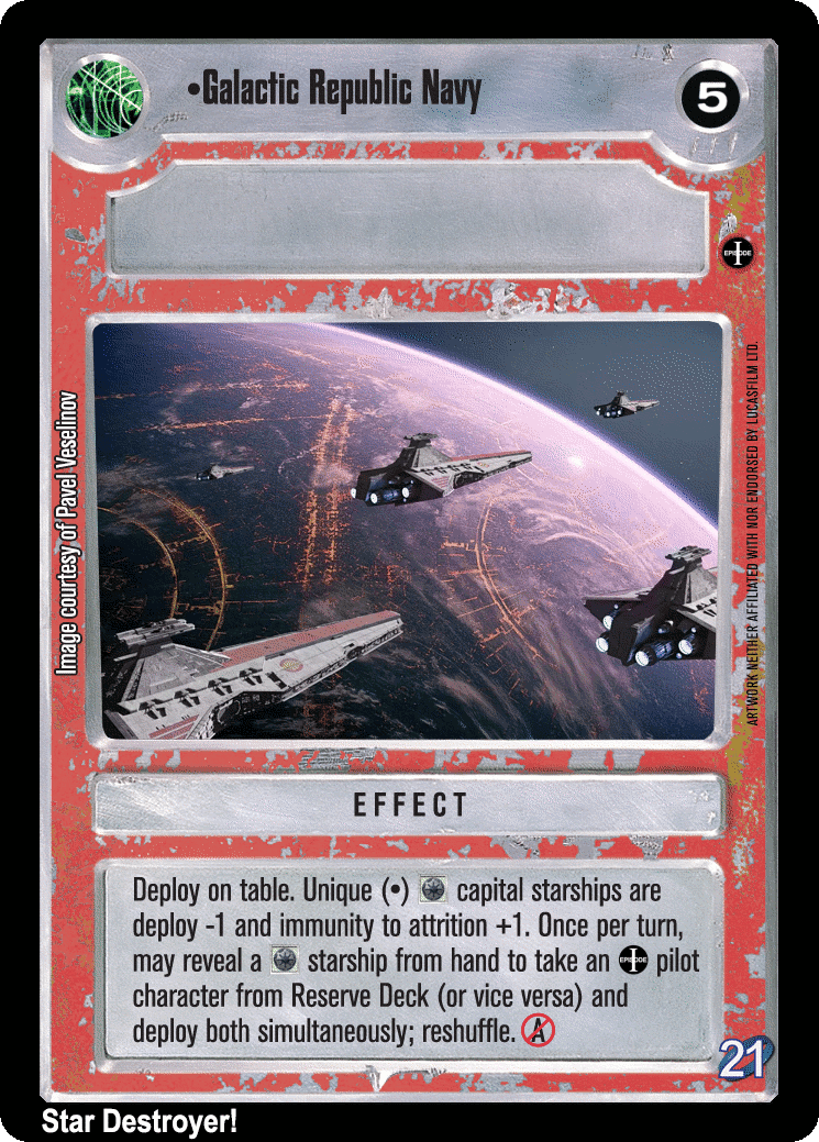 •Galactic Republic Navy