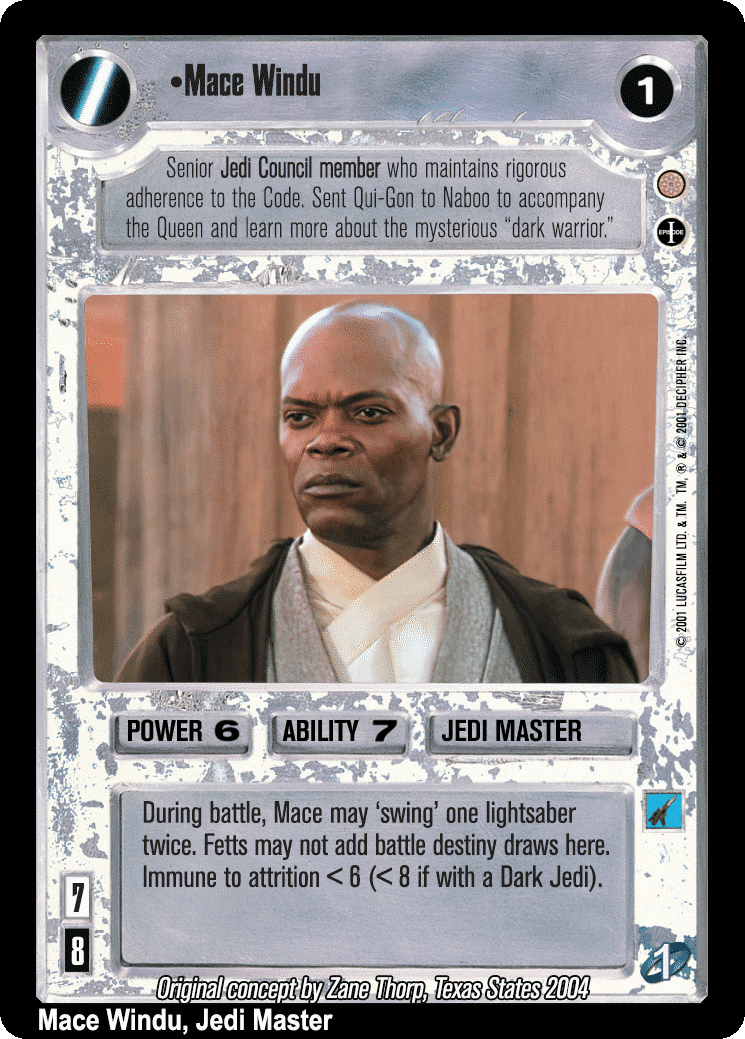 •Mace Windu (V) (C-Slip AI 2)