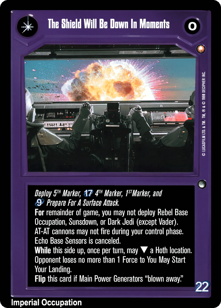 The Shield Will Be Down In Moments / Imperial Troops Have Entered The Base!