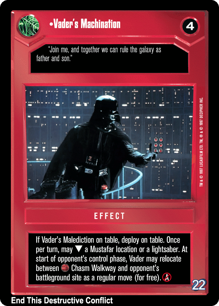 •Vader's Machination