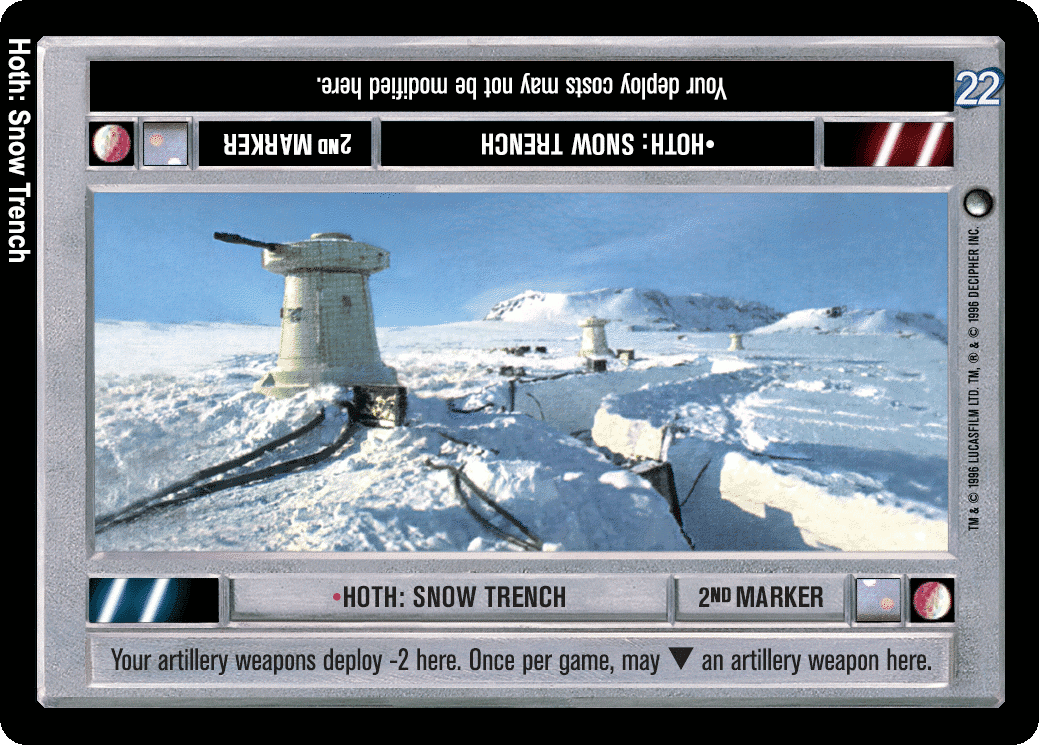 •Hoth: Snow Trench (2nd Marker) (V)