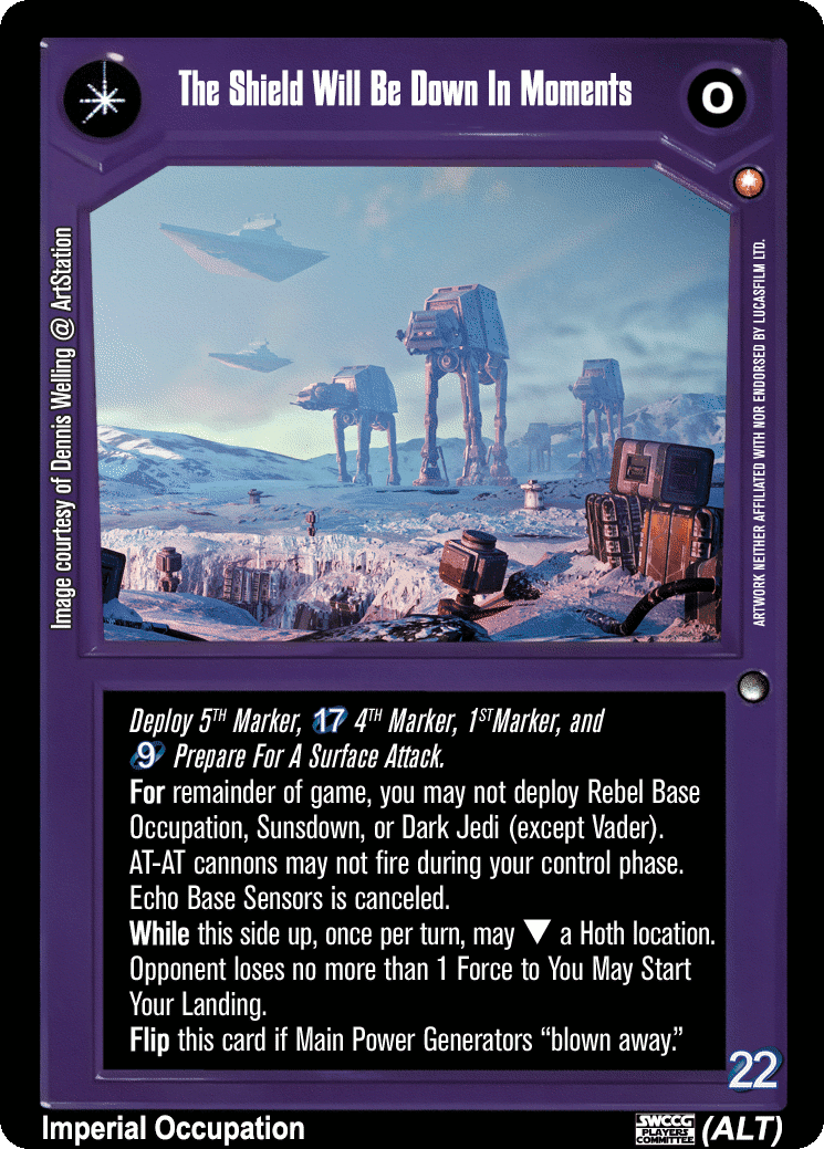 The Shield Will Be Down In Moments / Imperial Troops Have Entered The Base! (AI)