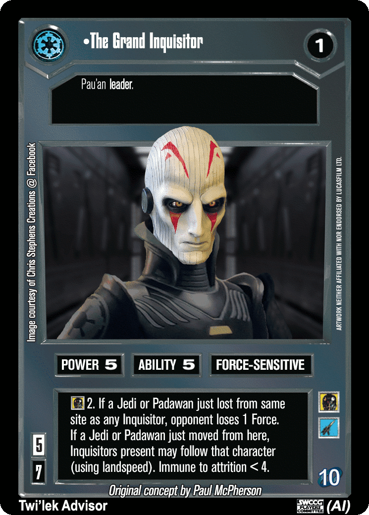 •The Grand Inquisitor (AI)