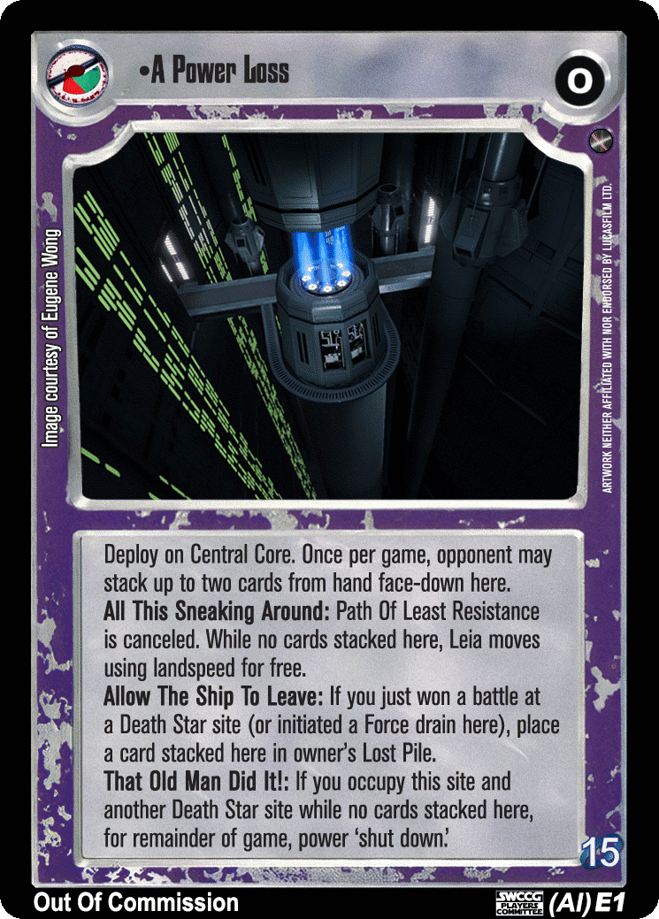 •A Power Loss (AI)