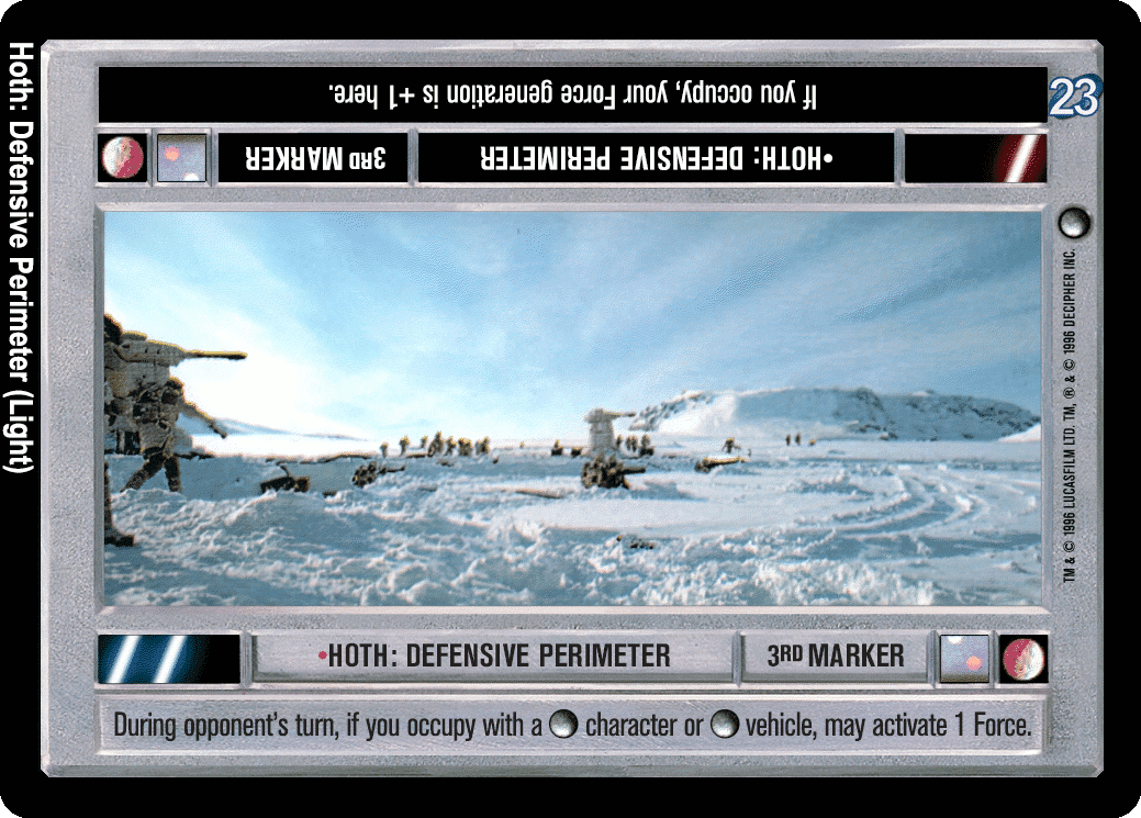 •Hoth: Defensive Perimeter (3rd Marker) (V)