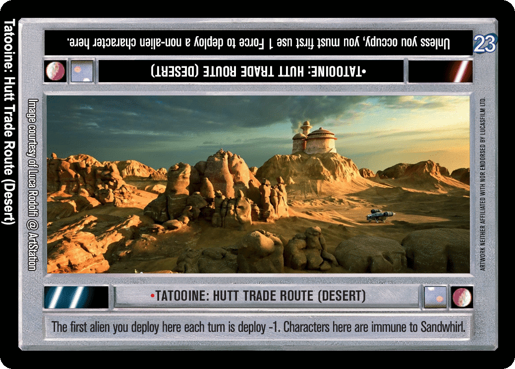 •Tatooine: Hutt Trade Route (Desert) (V)