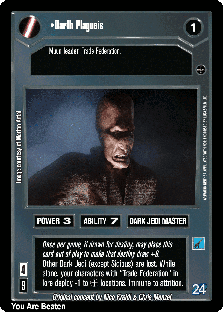 •Darth Plagueis
