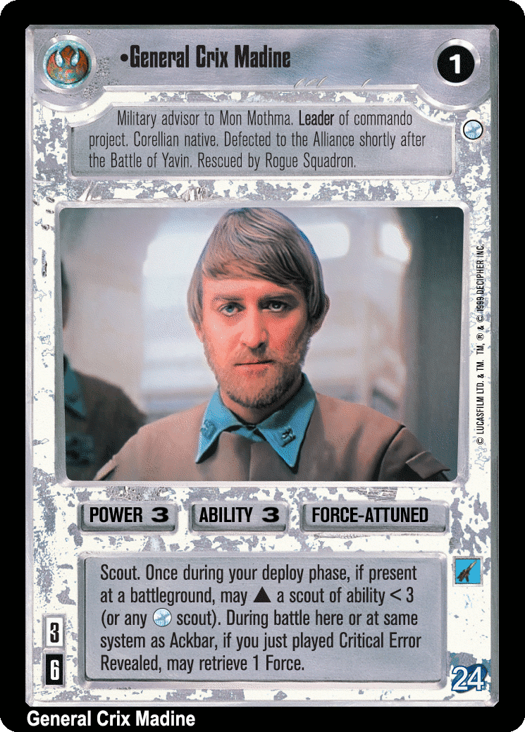 •General Crix Madine (V)