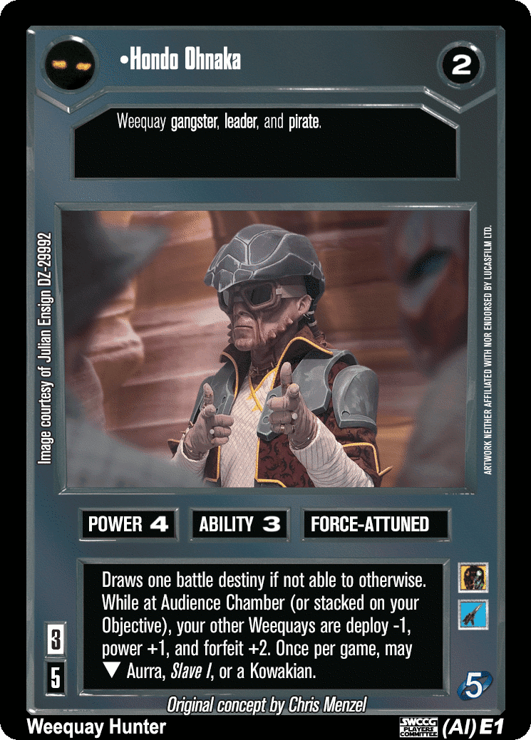 •Hondo Ohnaka (AI)