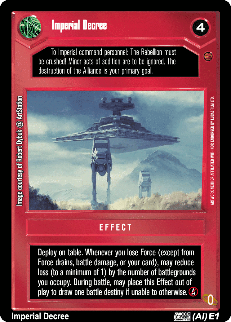 Imperial Decree (V) (AI)