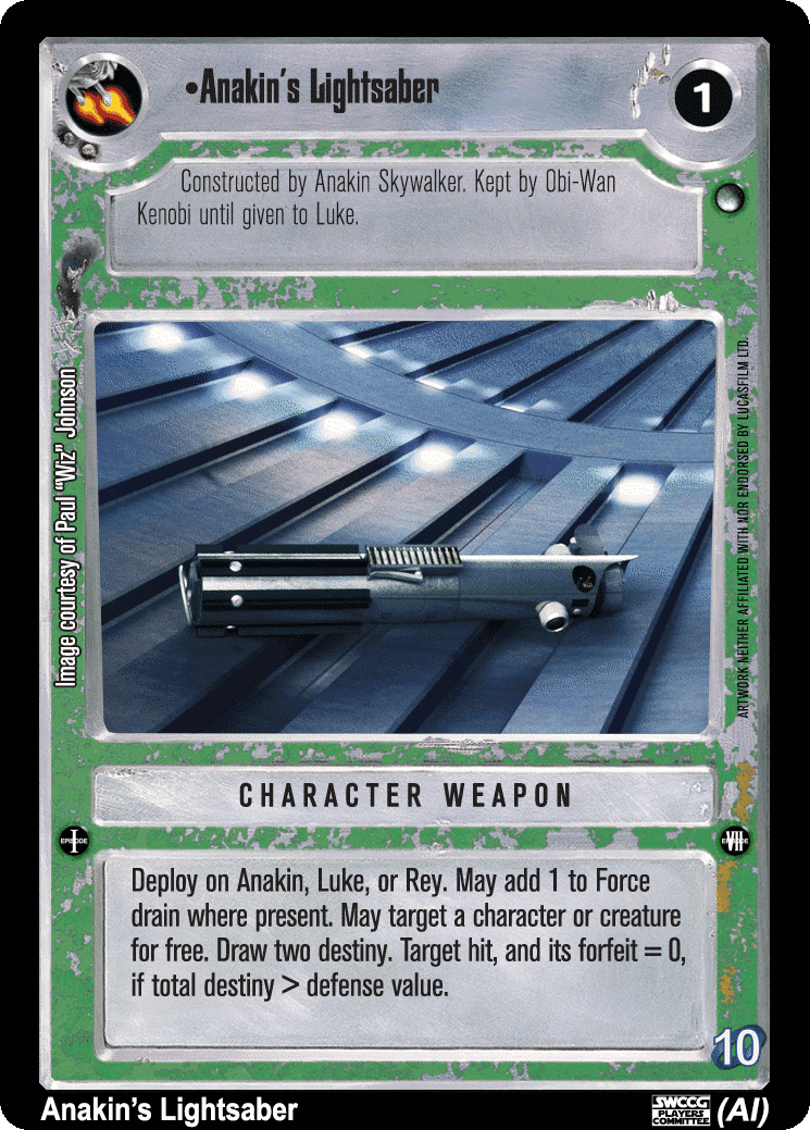•Anakin's Lightsaber (V) (AI)
