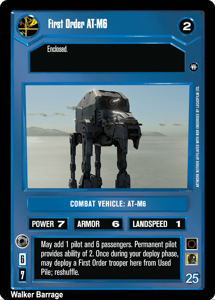First Order AT-M6