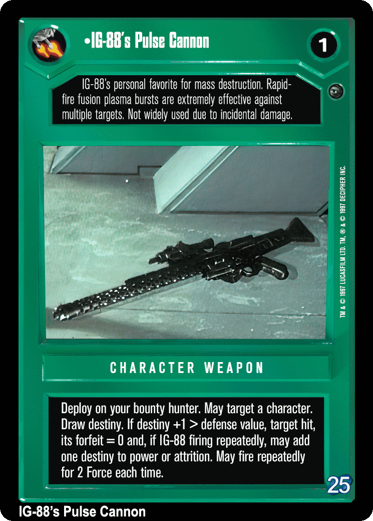 •IG-88's Pulse Cannon (V)
