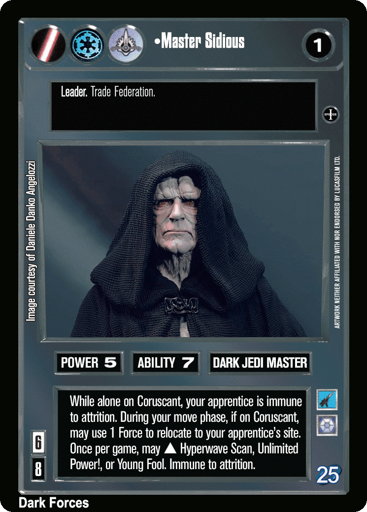 •Master Sidious