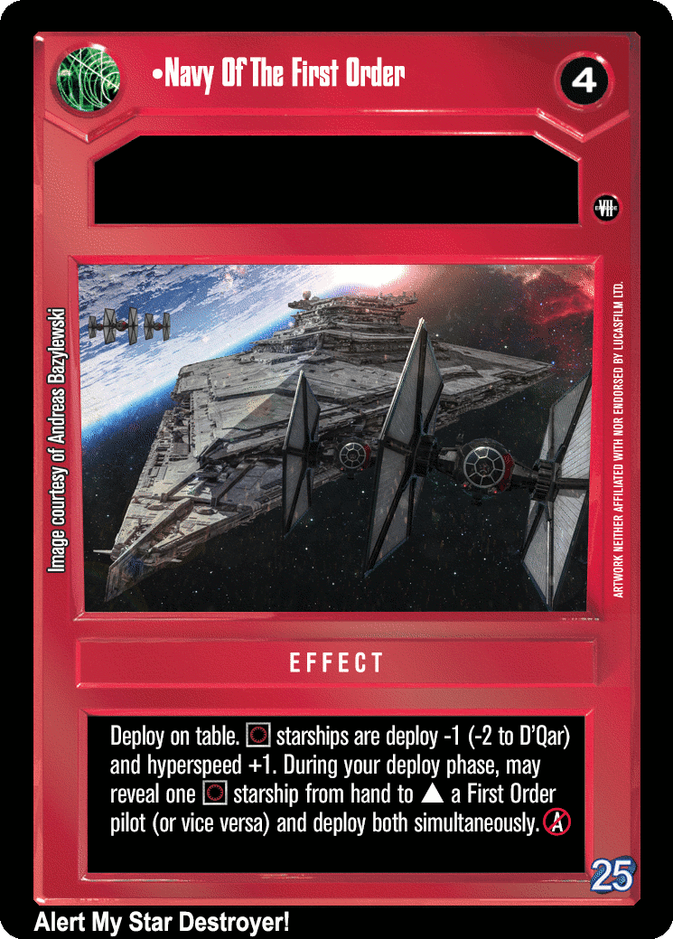 •Navy Of The First Order