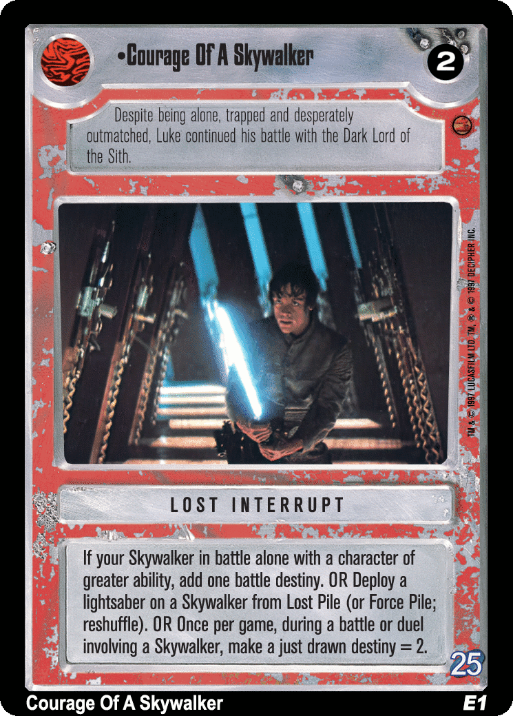 •Courage Of A Skywalker (V)