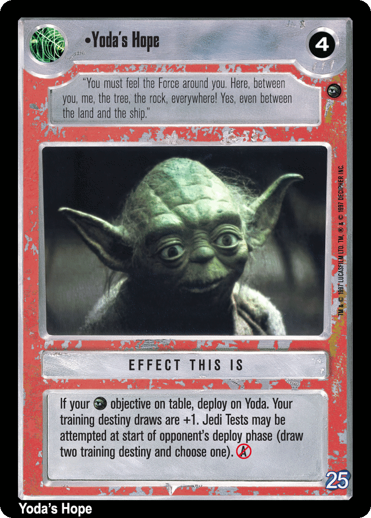 •Yoda's Hope (V)