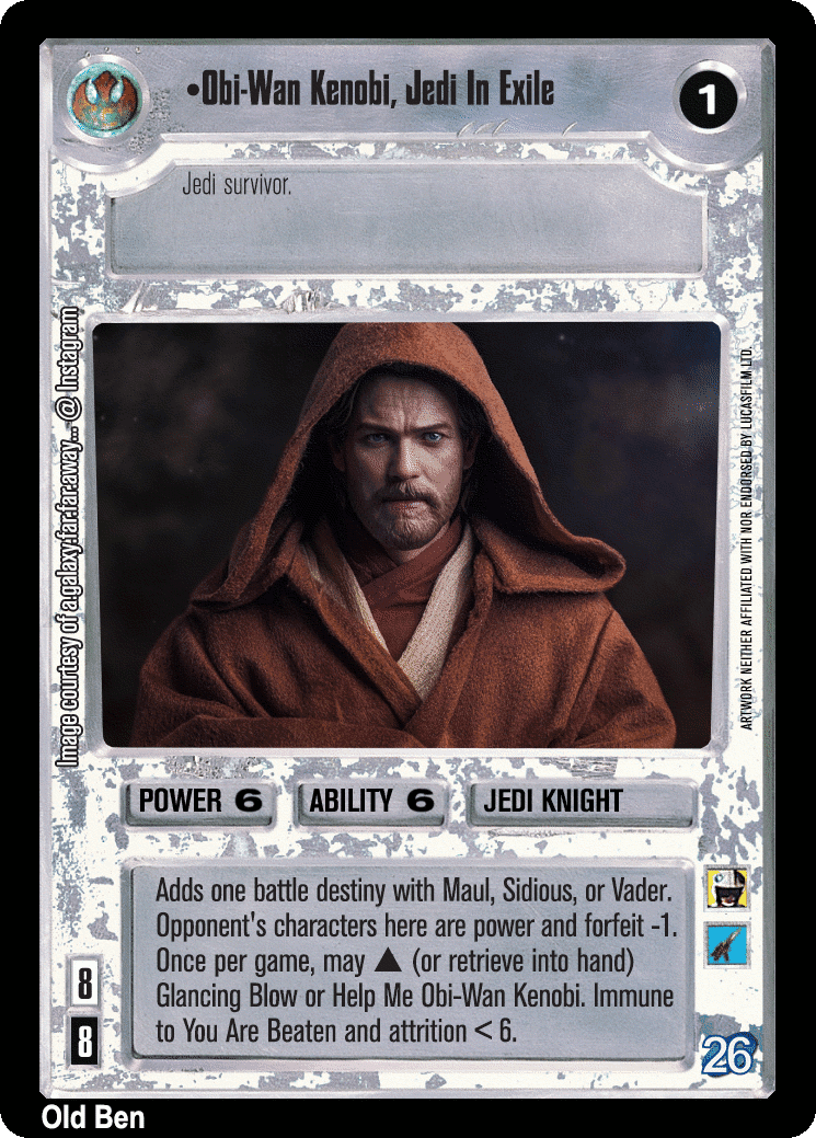 •Obi-Wan Kenobi, Jedi In Exile