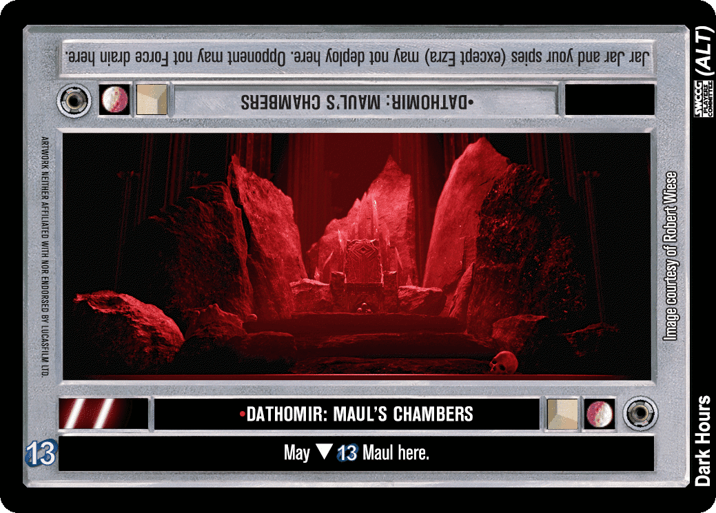•Dathomir: Maul's Chambers (ALT)