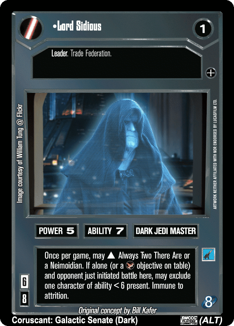•Lord Sidious (ALT)