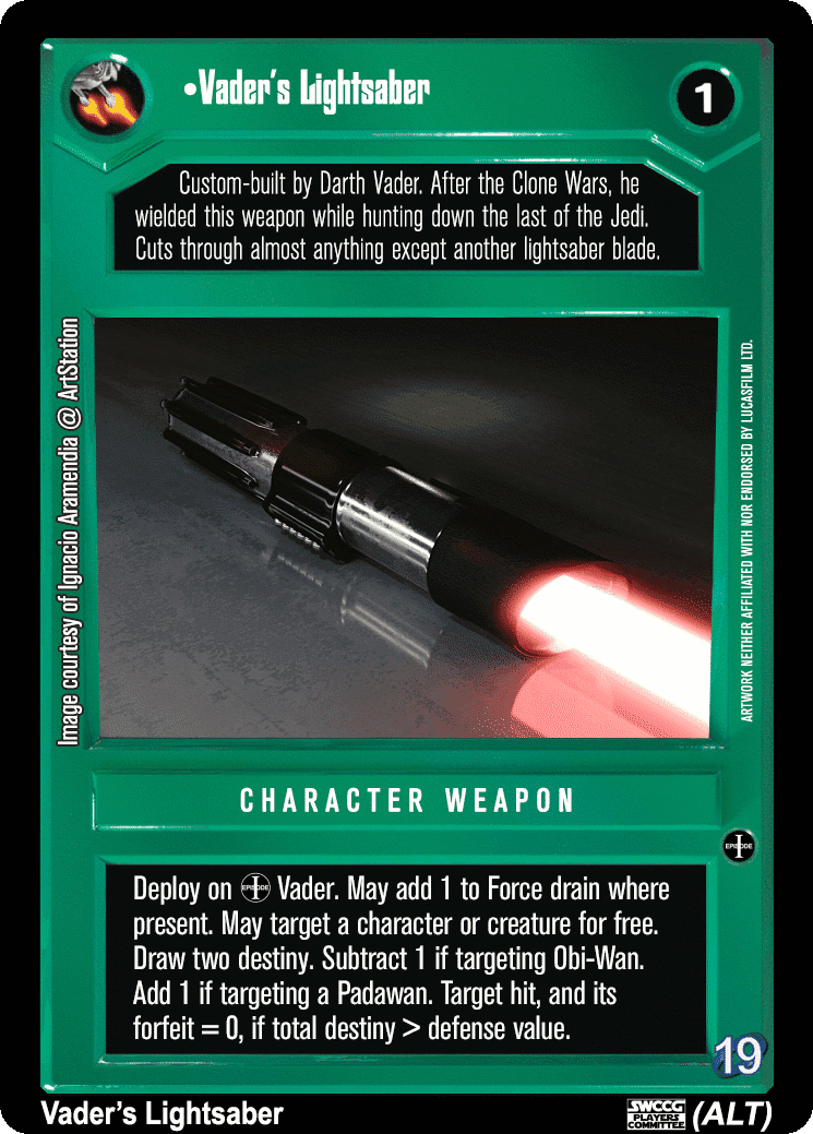 •Vader's Lightsaber (V) (ALT)