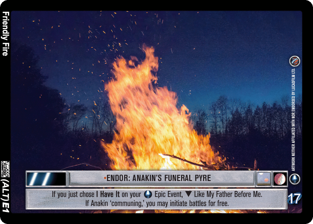 •Endor: Anakin's Funeral Pyre (ALT)