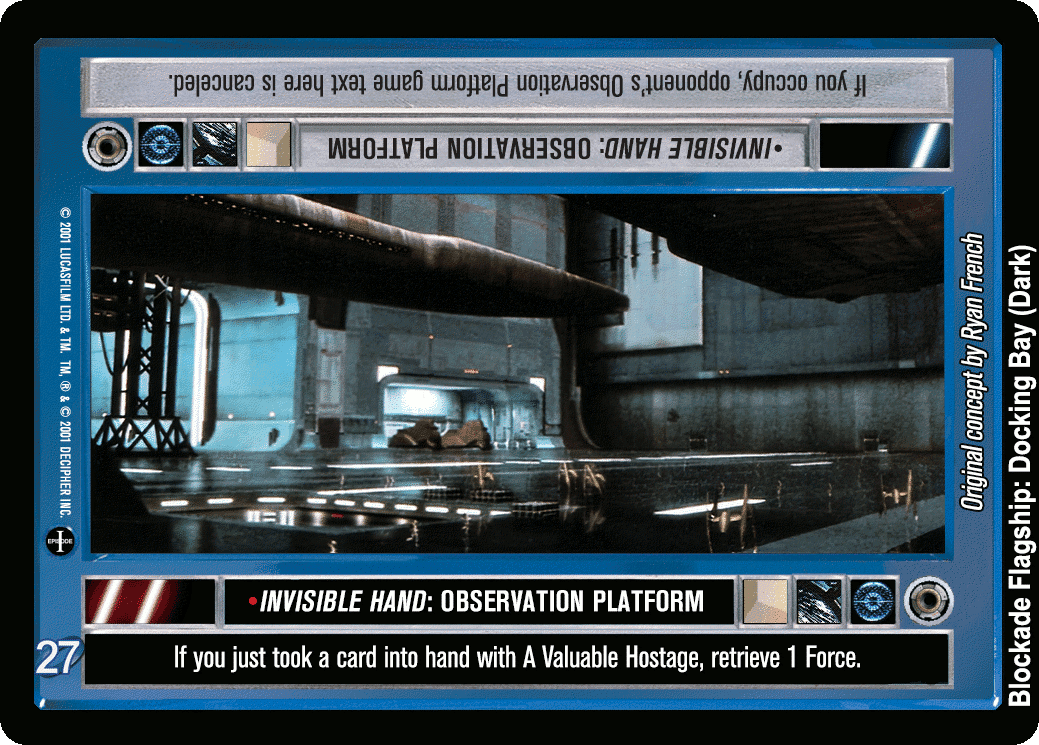 •Invisible Hand: Observation Platform