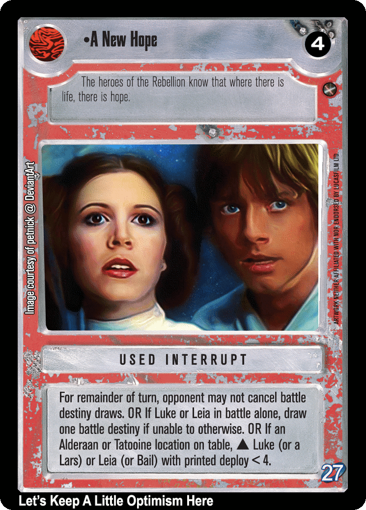 •A New Hope