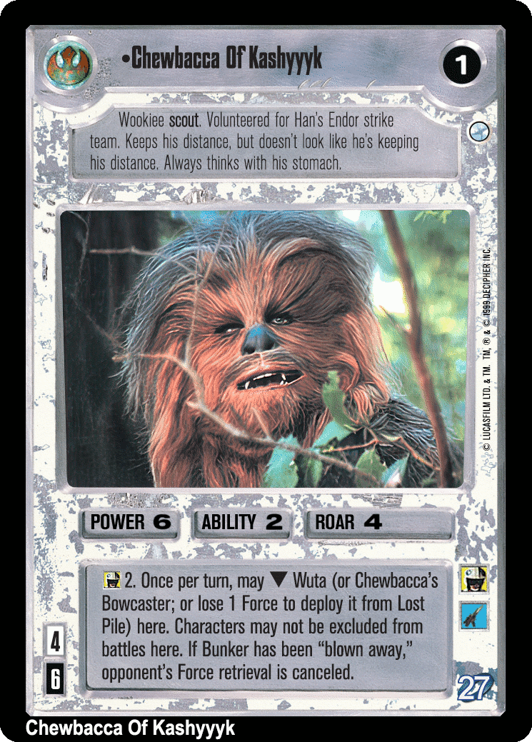 •Chewbacca Of Kashyyyk (V)