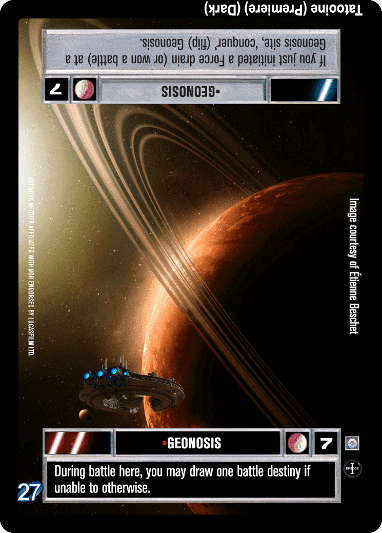 •Geonosis (Separatist Controlled) / •Geonosis (Republic Controlled)