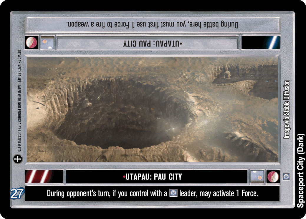 •Utapau: Pau City
