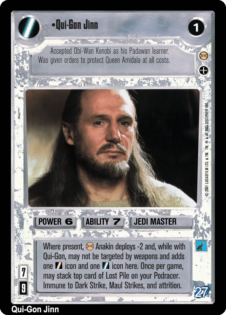 •Qui-Gon Jinn (V)