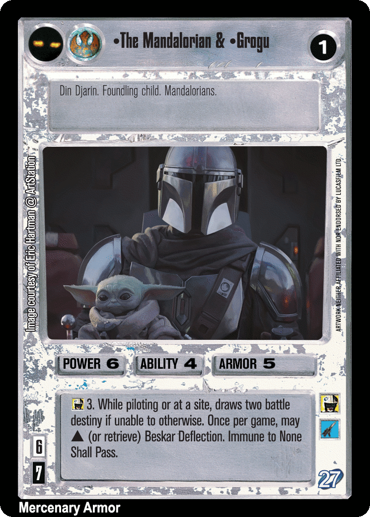 •The Mandalorian & •Grogu