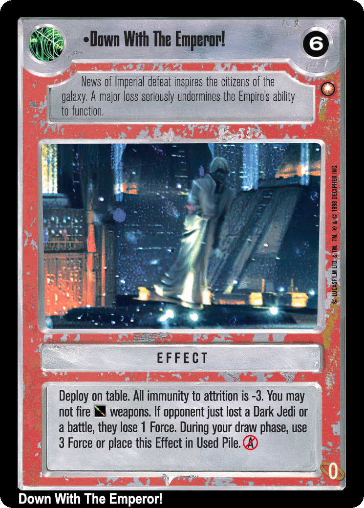 •Down With The Emperor! (V)