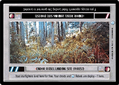 •Endor: Rebel Landing Site (Forest)