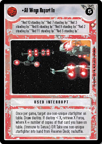•All Wings Report In