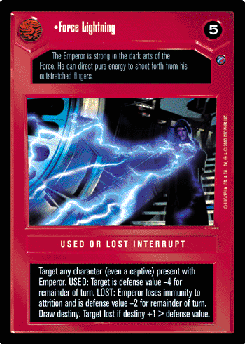•Force Lightning