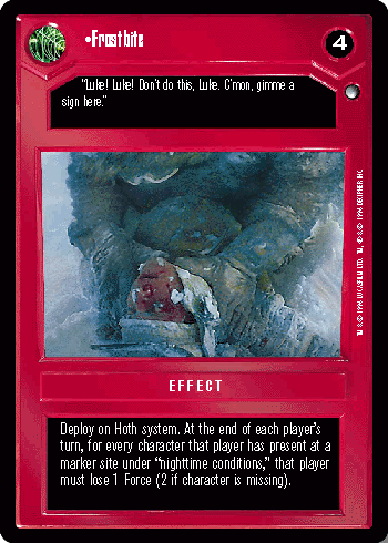 •Frostbite
