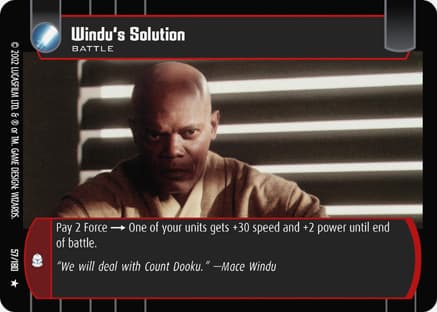 Windu's Solution