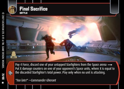 Final Sacrifice