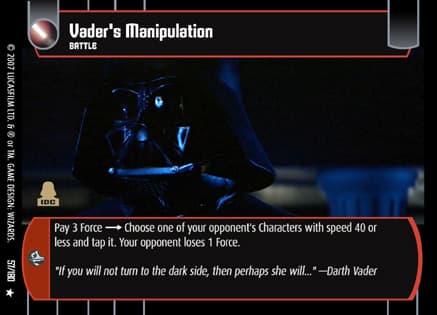 Vader's Manipulation