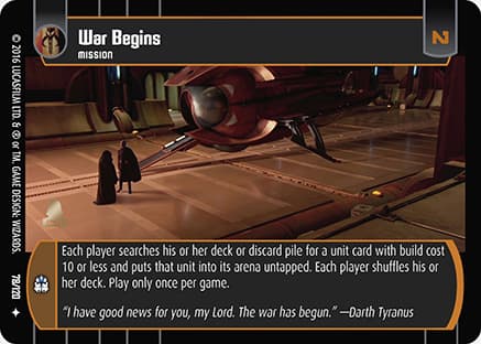War Begins