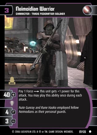 Neimoidian Warrior