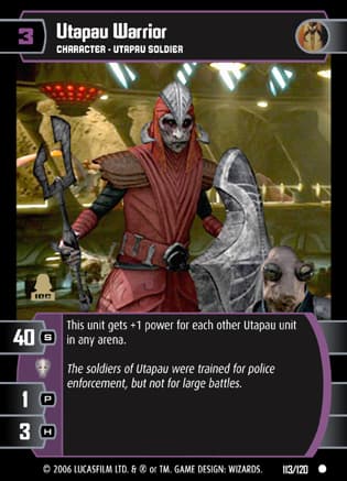 Utapau Warrior