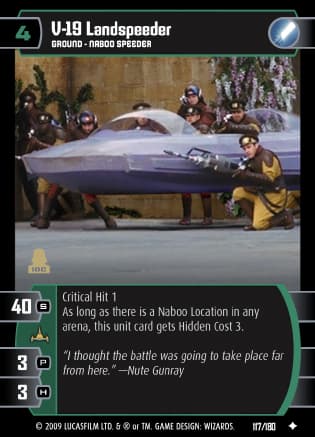 V-19 Landspeeder