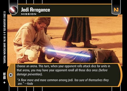 Jedi Arrogance