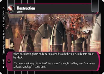 Destruction