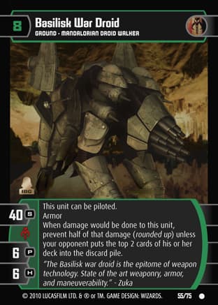 Basilisk War Droid