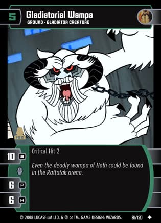 Gladiatorial Wampa